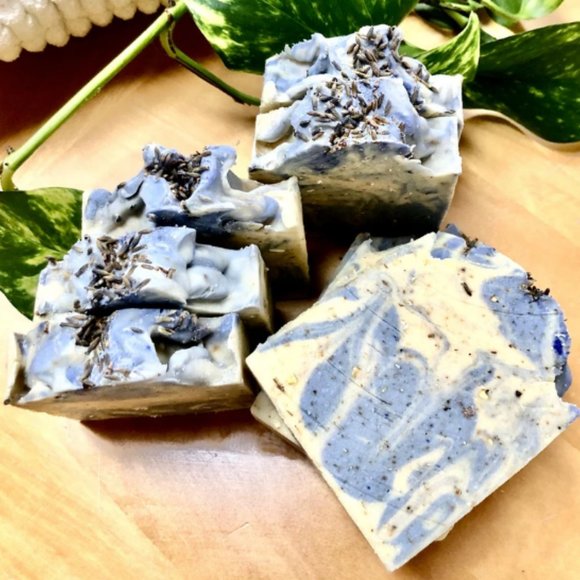 Lavender Oatmeal Handmade Soap - Picture 2 of 3